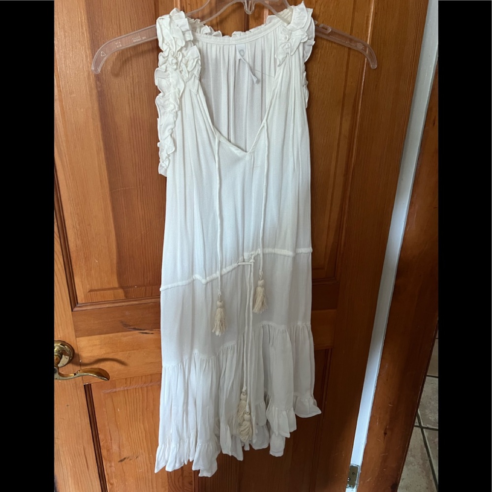 CoolChange White Coverup Dress/Tunic/cover-up